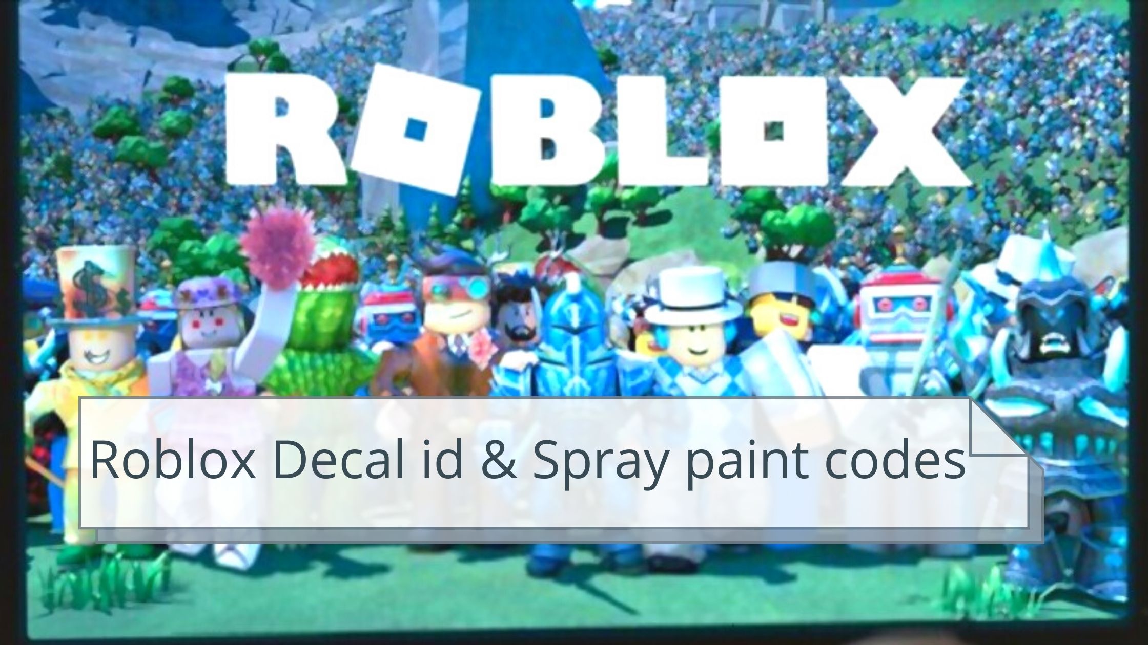 Roblox Decal Image Id S Spray Paint Codes Enhau - roblox window decal codes