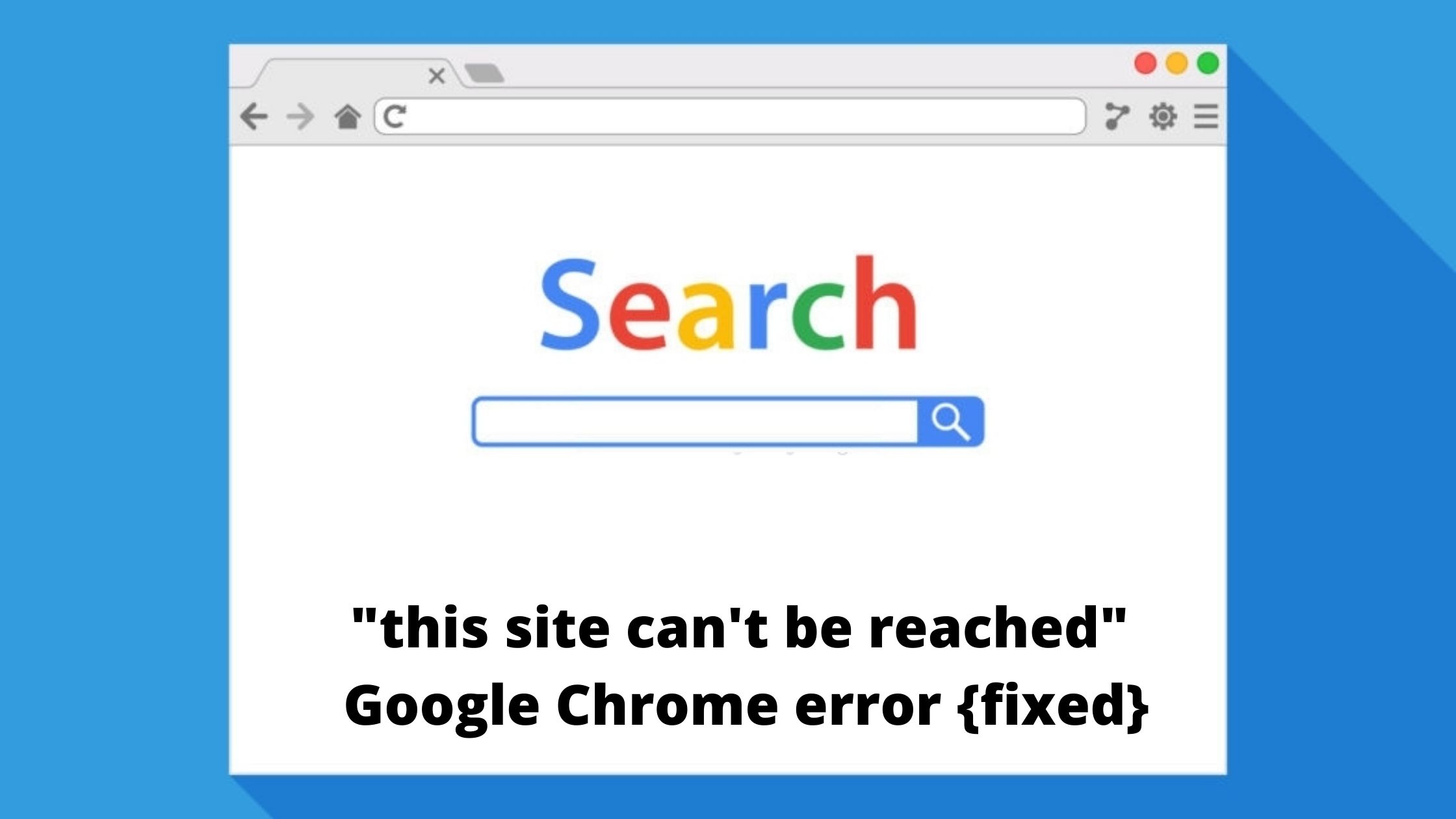 this site can?t be reached chrome