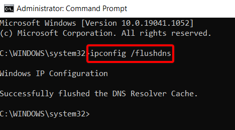 steps to flush dns cache using command prompt