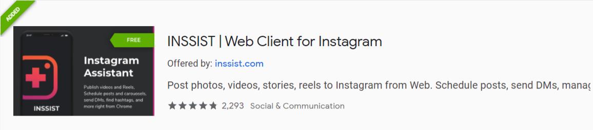 chrome extension to post video on Instagram from mac 