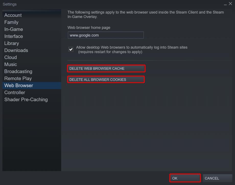Another method to fix Steam friends network unreachable error
