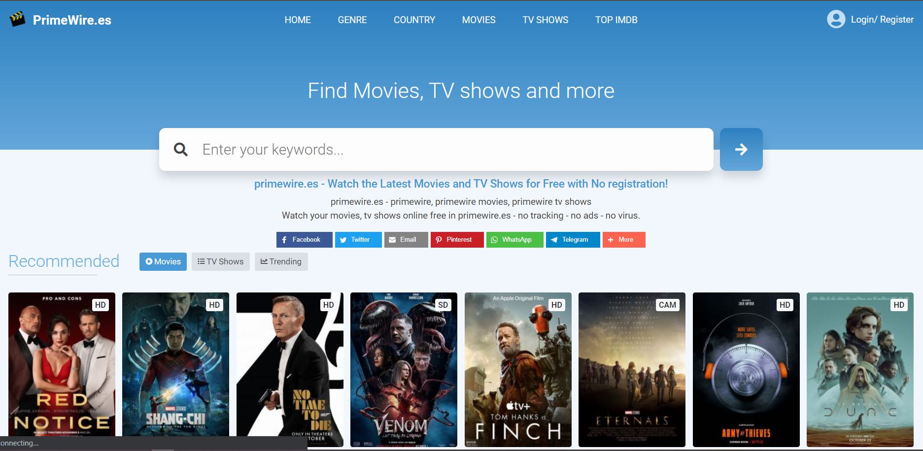 watch movies and shows online for free